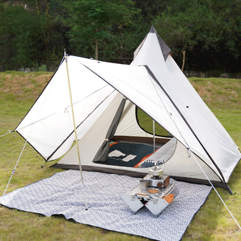 Khemah Piramid Hujan Hujan Lightweight Camping India